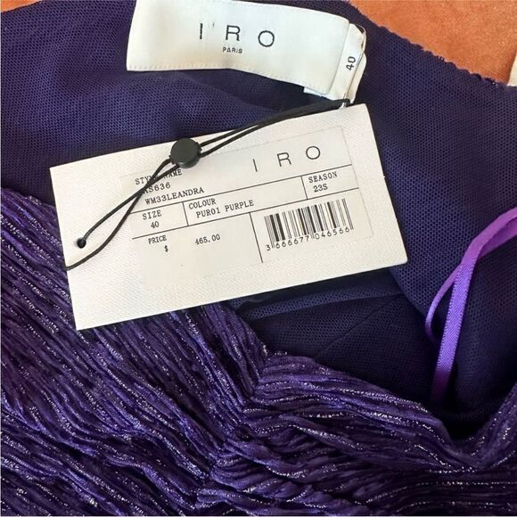 NWT IRO Leandra Dress size Large-Q20 - Picture 8 of 8
